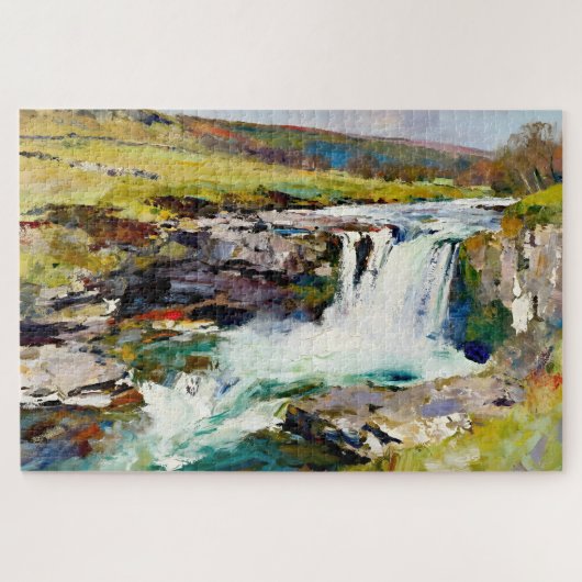 "Rush of the Dales" – A Yorkshire Landscape ジグソーパズル (横)