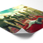 "Rush" Poster Print Digital Wall Art capitalism  ポスター (角)