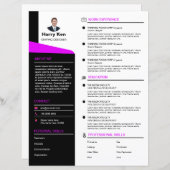 Rush Sorority再開テンプレートモダンカスタマイズ (正面/裏面)