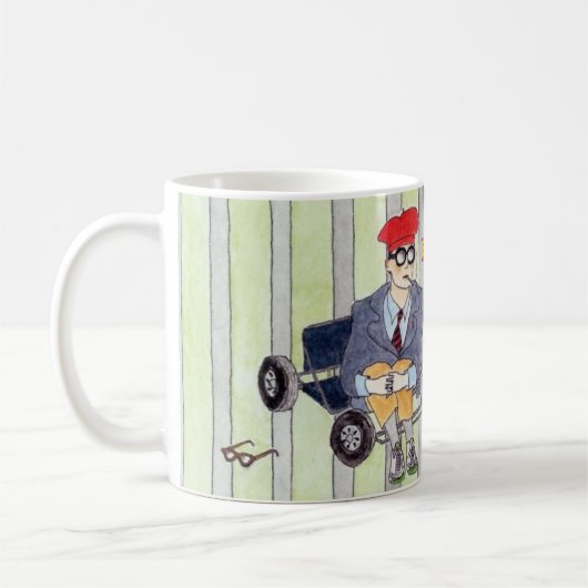 Rushmoreによって描かれるマグ コーヒーマグカップ (左)