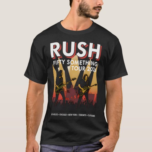RushSバンドツアー2026 Tシャツ (正面)