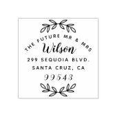 Rusic Script The Futureミセス・差出人住所 ラバースタンプ (インプリント)