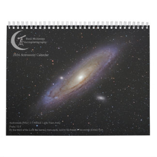 Russ McKinney's 2026 Astrophotography Calendar カレンダー