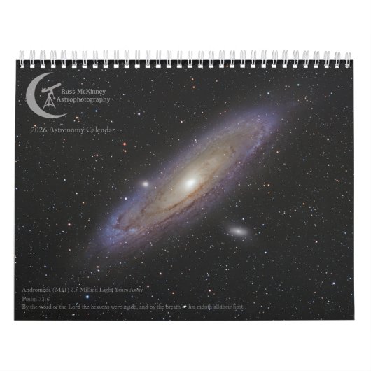 Russ McKinney's 2026 Astrophotography Calendar カレンダー (カバー)