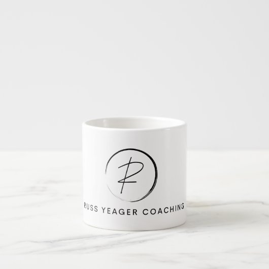 Russ Yeager Coaching シグネチャーロゴ エスプレッソカップ (正面)