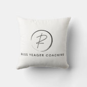 Russ Yeager Coaching シグネチャーロゴ クッション (裏面)