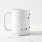 Russ Yeager Coaching シグネチャーロゴ コーヒーマグカップ (左)