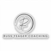 Russ Yeager Coaching シグネチャーロゴ シール (正面)