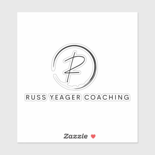 Russ Yeager Coaching シグネチャーロゴ シール (シート)
