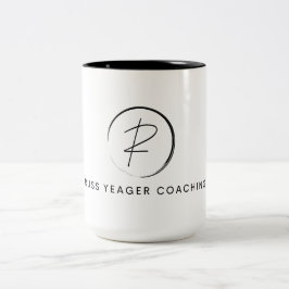 Russ Yeager Coaching シグネチャーロゴ ツートーンマグカップ