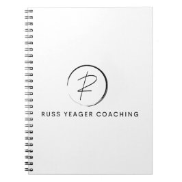 Russ Yeager Coaching シグネチャーロゴ ノートブック