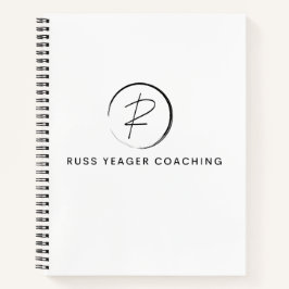 Russ Yeager Coaching シグネチャーロゴ ノートブック