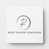Russ Yeager Coaching シグネチャーロゴ フォトプラーク (正面)