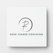 Russ Yeager Coaching シグネチャーロゴ フォトプラーク (正面)