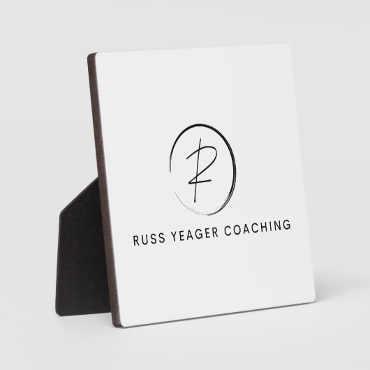 Russ Yeager Coaching シグネチャーロゴ フォトプラーク (正面)