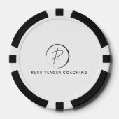 Russ Yeager Coaching シグネチャーロゴ ポーカーチップ (正面)