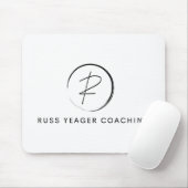 Russ Yeager Coaching シグネチャーロゴ マウスパッド (マウス)