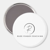 Russ Yeager Coaching シグネチャーロゴ マグネット (正面/裏面)