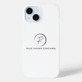 Russ Yeager Coaching シグネチャーロゴ iPhone 15ケース