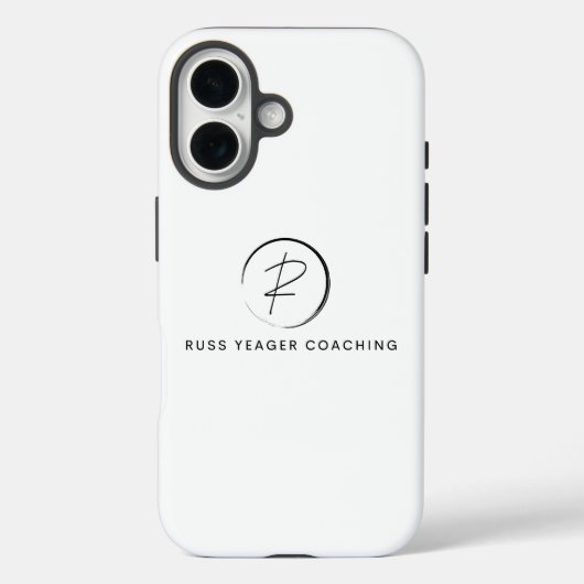 Russ Yeager Coaching シグネチャーロゴ Case-Mate iPhoneケース (裏面)