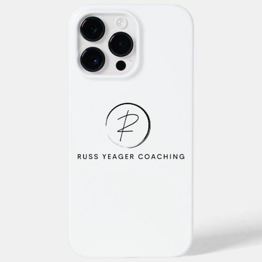 Russ Yeager Coaching シグネチャーロゴ Case-Mate iPhoneケース (裏面)