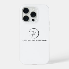 Russ Yeager Coaching シグネチャーロゴ iPhone 15 Proケース