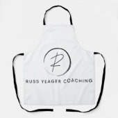 Russ Yeager Coaching Signature Logo エプロン (正面)