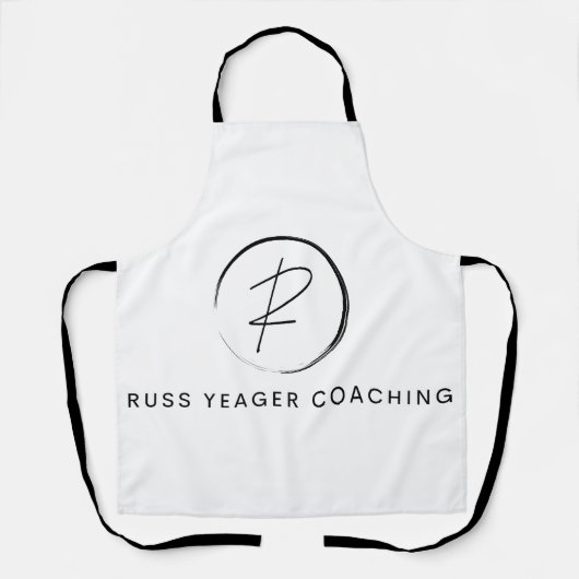 Russ Yeager Coaching Signature Logo エプロン (正面)