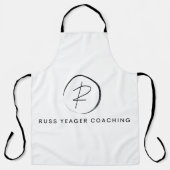 Russ Yeager Coaching Signature Logo エプロン (正面)
