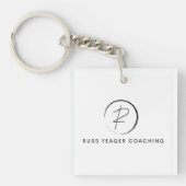 Russ Yeager Coaching Signature Logo キーホルダー (正面)