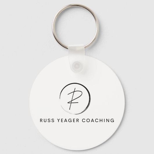 Russ Yeager Coaching Signature Logo キーホルダー (正面)