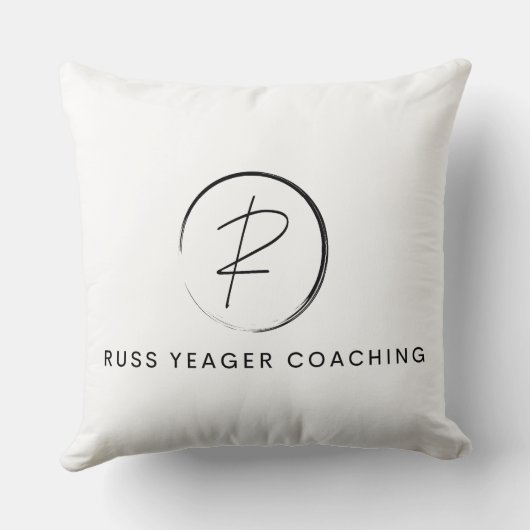 Russ Yeager Coaching Signature Logo クッション (裏面)