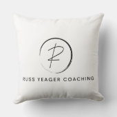 Russ Yeager Coaching Signature Logo クッション (裏面)