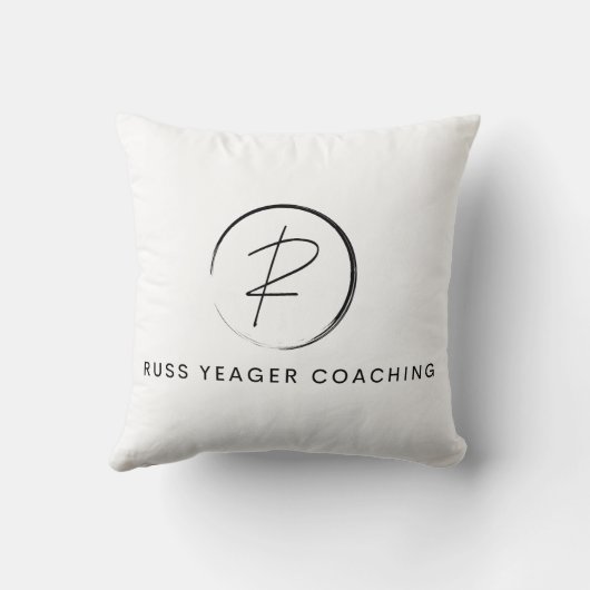 Russ Yeager Coaching Signature Logo クッション (裏面)
