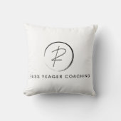 Russ Yeager Coaching Signature Logo クッション (正面)