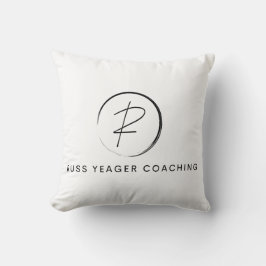 Russ Yeager Coaching Signature Logo クッション