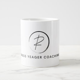 Russ Yeager Coaching Signature Logo ジャンボコーヒーマグカップ
