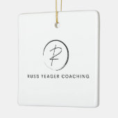 Russ Yeager Coaching Signature Logo セラミックオーナメント (左)