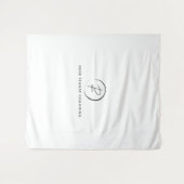 Russ Yeager Coaching Signature Logo タペストリー (正面(横))