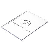 Russ Yeager Coaching Signature Logo ノートブック (左側)