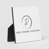 Russ Yeager Coaching Signature Logo フォトプラーク (正面)