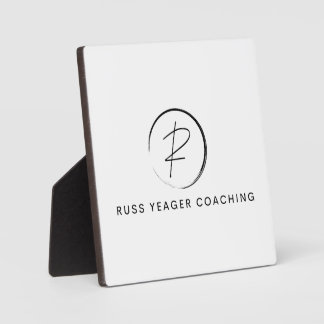 Russ Yeager Coaching Signature Logo フォトプラーク