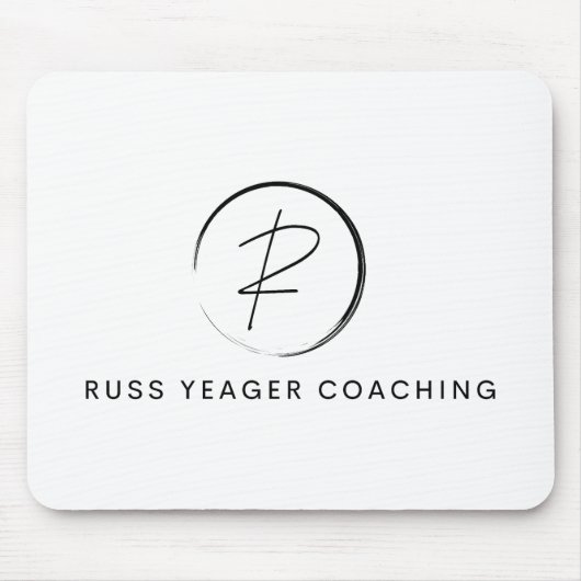 Russ Yeager Coaching Signature Logo マウスパッド (正面)
