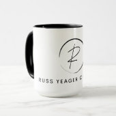Russ Yeager Coaching Signature Logo マグカップ (正面左)