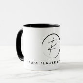 Russ Yeager Coaching Signature Logo マグカップ (正面左)