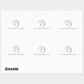 Russ Yeager Coaching Signature Logo ラウンドシール (シート)