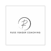 Russ Yeager Coaching Signature Logo ラバースタンプ (インプリント)
