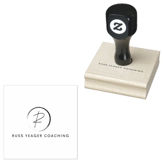 Russ Yeager Coaching Signature Logo ラバースタンプ (押印)