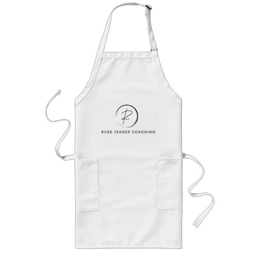 Russ Yeager Coaching Signature Logo ロングエプロン (正面)