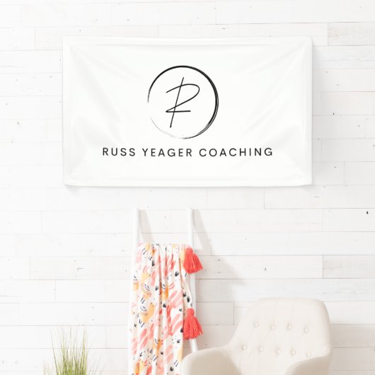 Russ Yeager Coaching Signature Logo 横断幕 (インサイチュ)